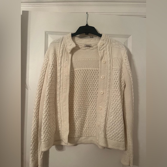 L.L Bean cream button up - Picture 1 of 3